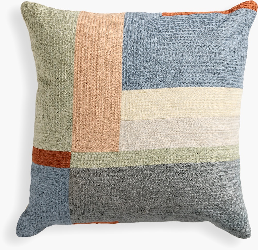 Dusen Dusen Landscape Pillow - 18" x 18"",  Blue Ridge"