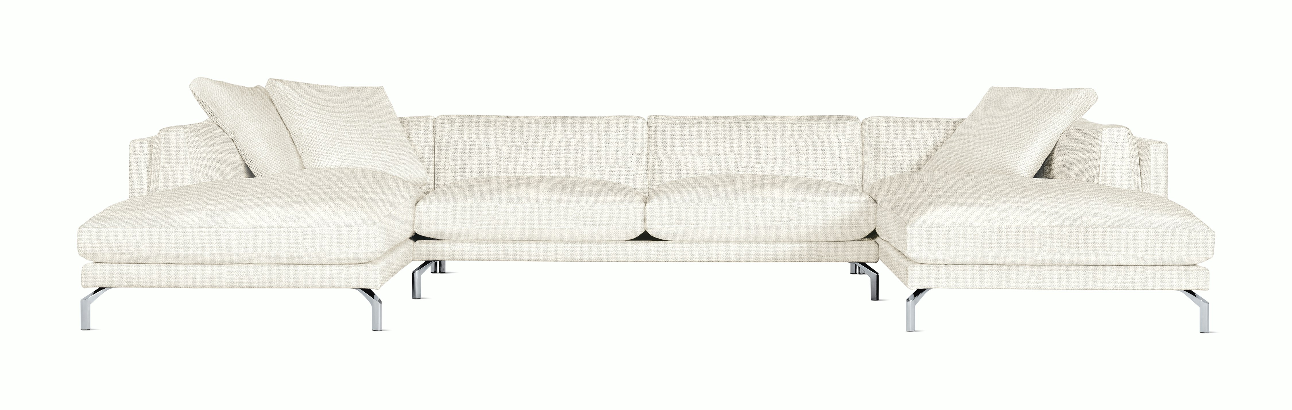 Como Double Chaise Sectional