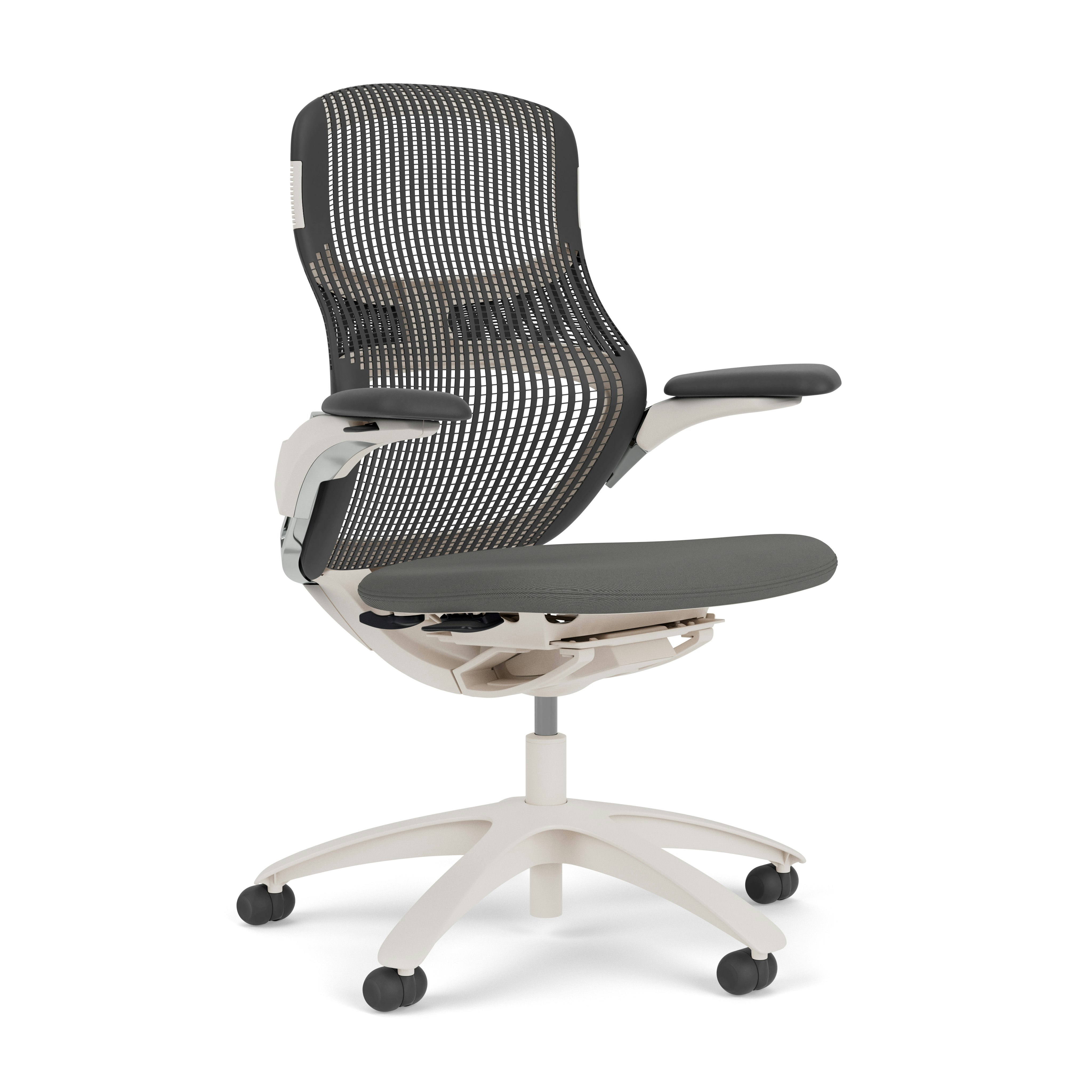 Generation Chair - Light, High Performance, Storm, Generation, Pebble, Plastic Standard, Hard Wheel