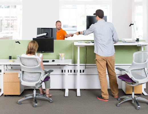 Tone Height Adjustable Table Knoll Tone Standing Height Tables
