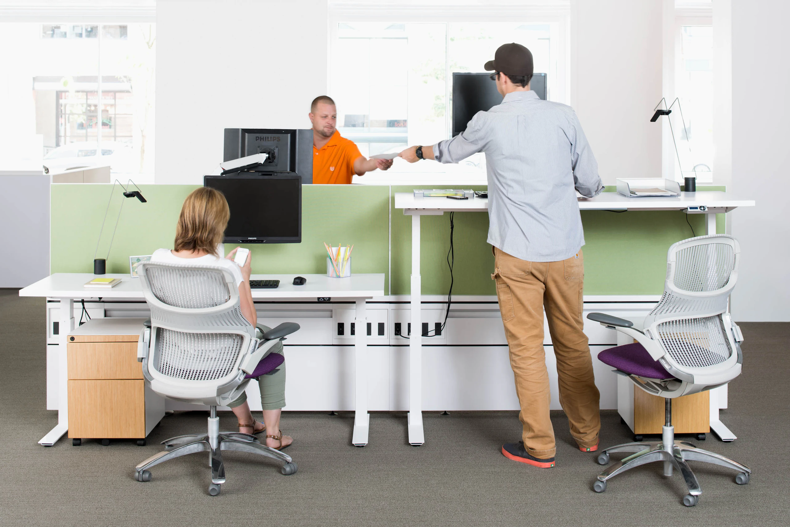 Knoll Tone Standing Height Tables