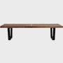 Nelson Platform Bench Walnut