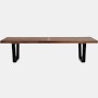 Nelson Platform Bench Walnut