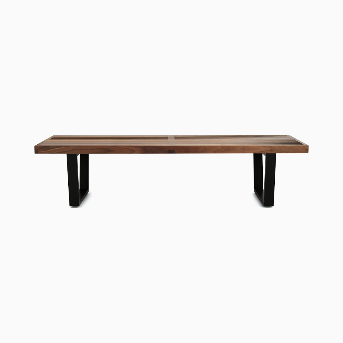 Nelson Platform Bench, Wood Base