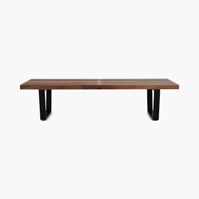 Nelson Platform Bench Walnut Nelson Platform Bench Walnut
