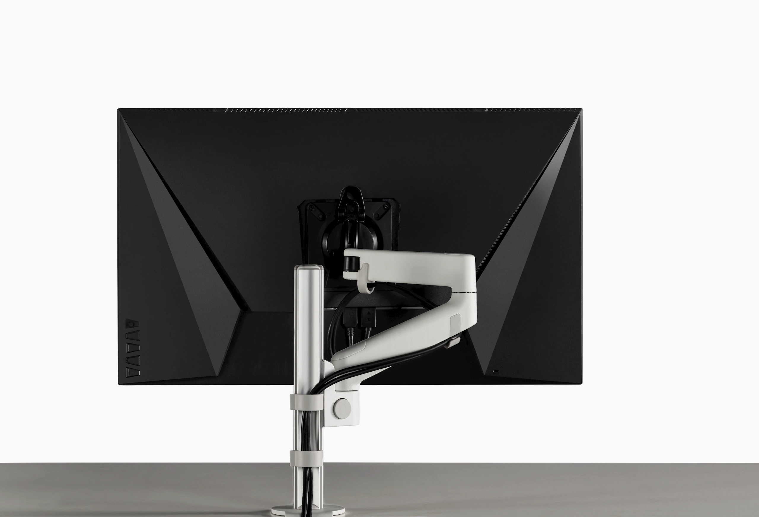 Lima Monitor Arm - Single Arm, White