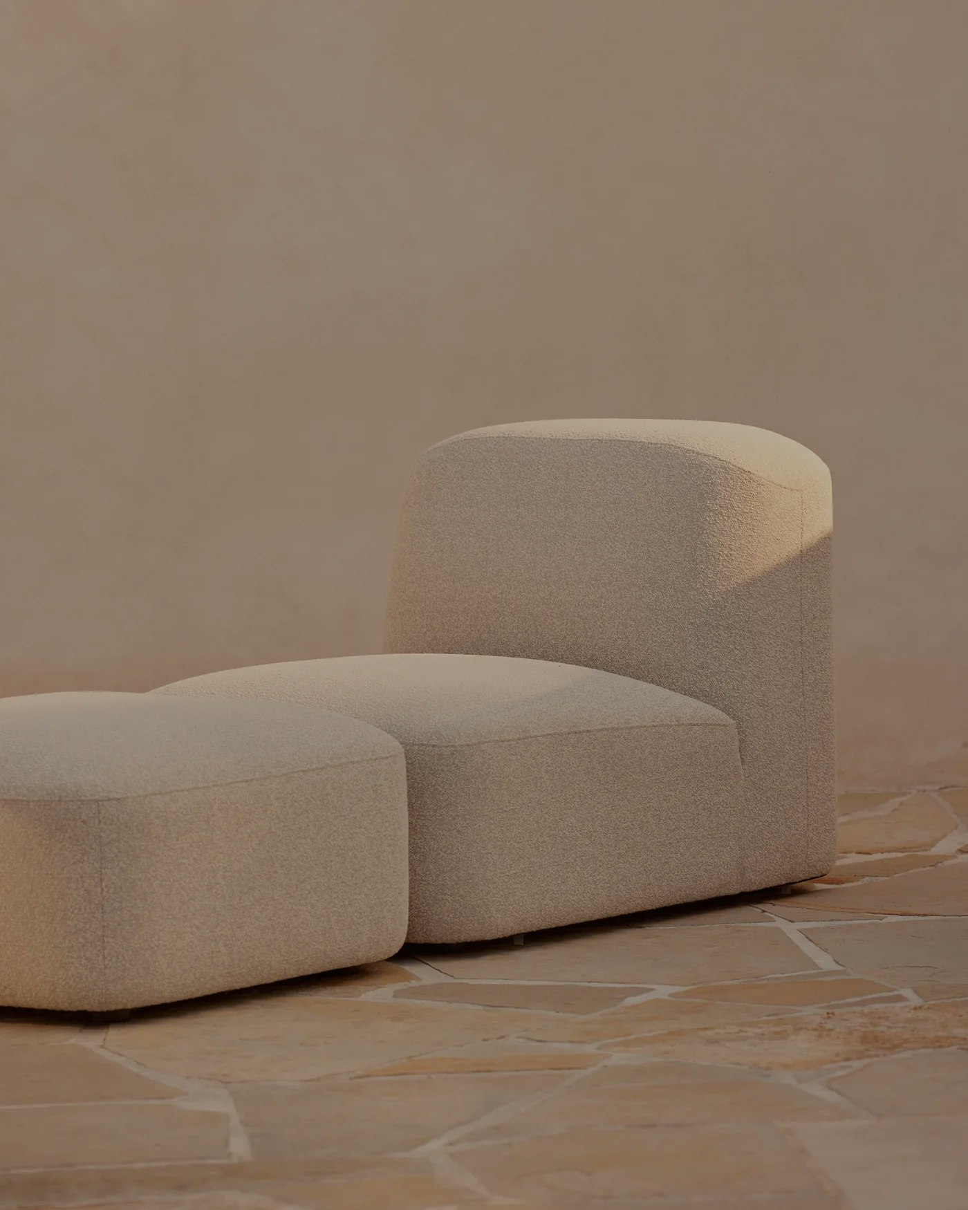 Muse Outdoor Armless Single Seat