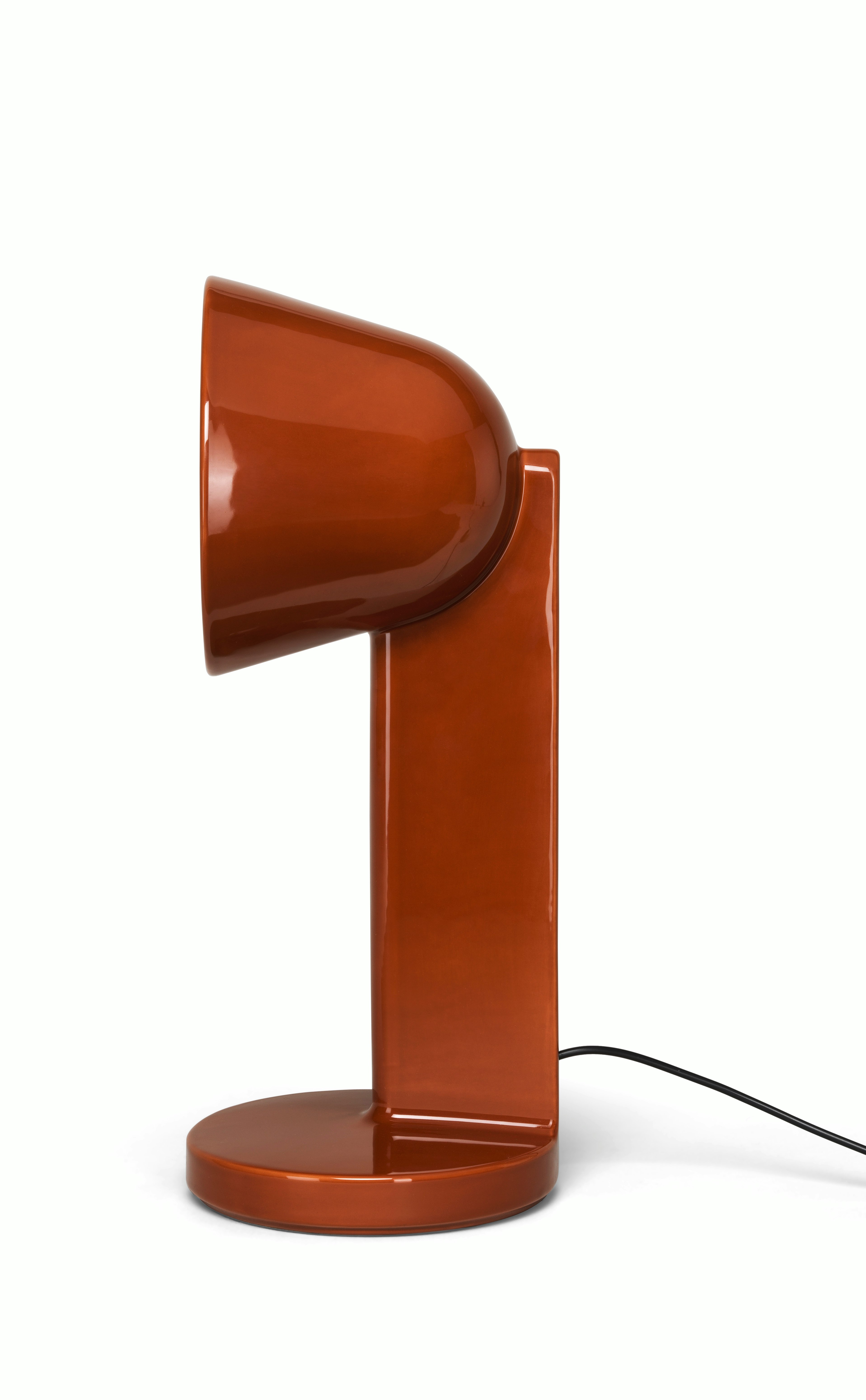 Ceramique Table Lamp - Side, Ceramic, Red