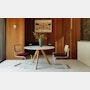 Cesca Chair With Upholstered Seat Pad