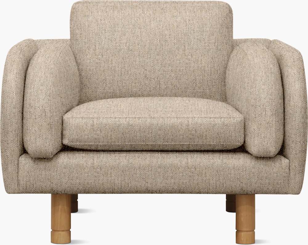 Moreno Lounge Chair - Novato,  Dune,  Oak