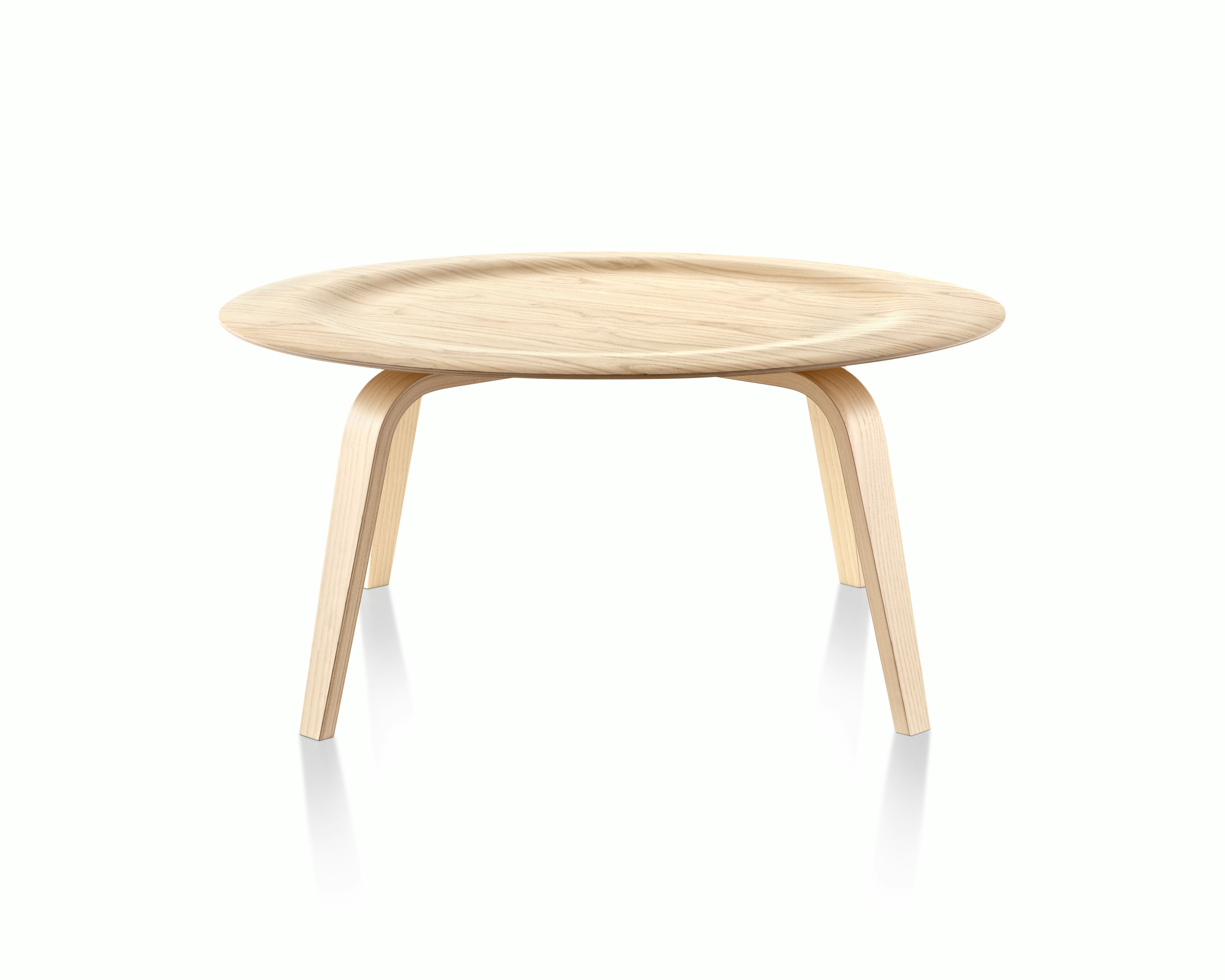 Eames Molded Plywood Coffee Table, Wood Base
