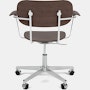 Co Veneer Task Chair in Dark Oak and Aluminum