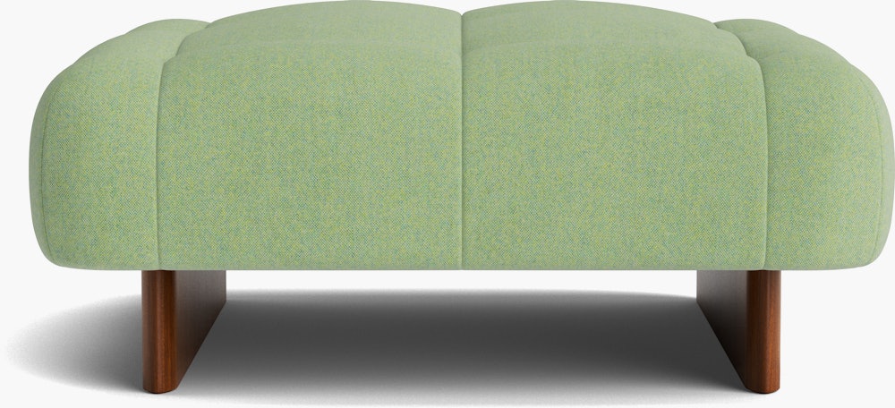 Quilton Lift Ottoman - Beck, Katydid, Lacquered Walnut