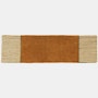 Borderline Wool Moroccan Rug - Ochre,  Runner