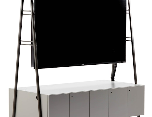 Rockwell Unscripted media cart tv support monitor support storage AV equipment mobile casters