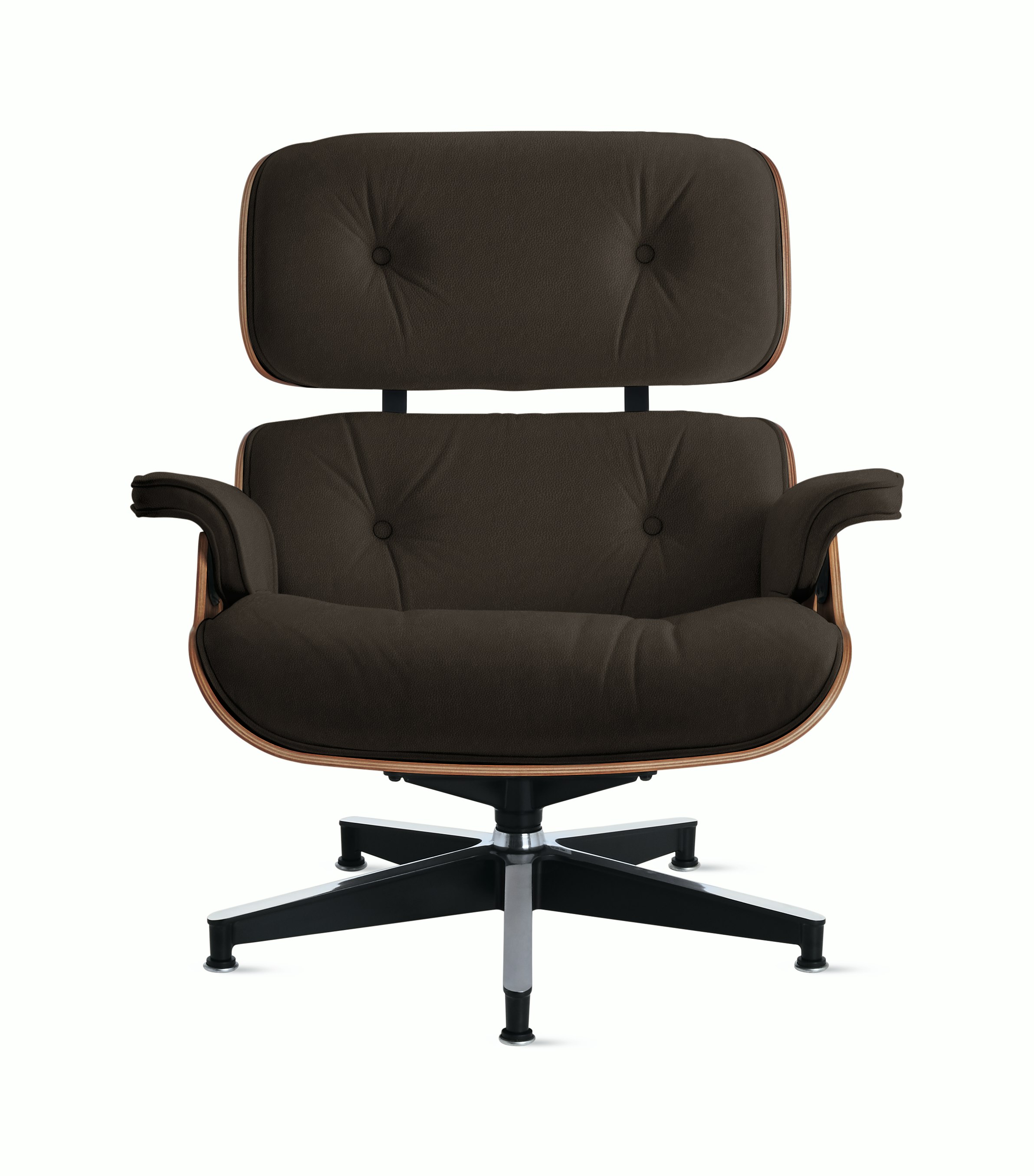 Eames Lounge Chair in Prone and Stow leathers