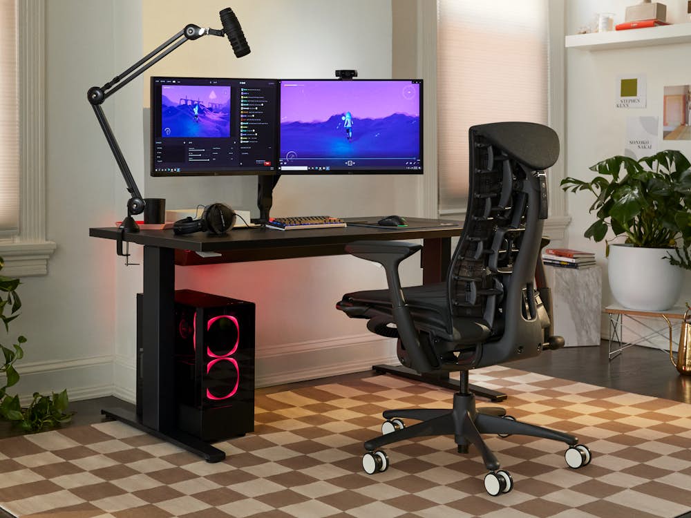 Embody Gaming and Motia Gaming Desk 