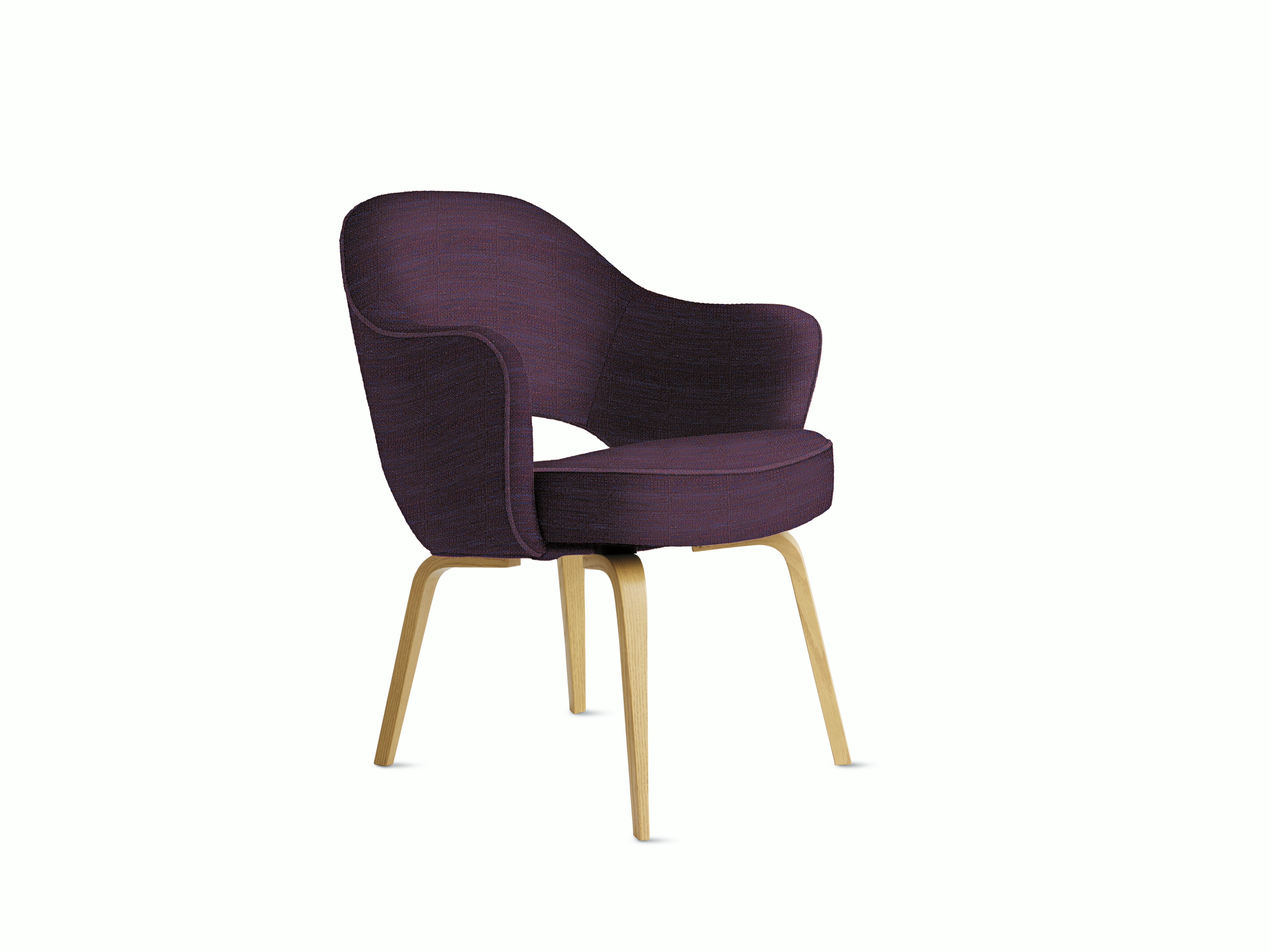 Saarinen Executive Armchair with Wood Legs
