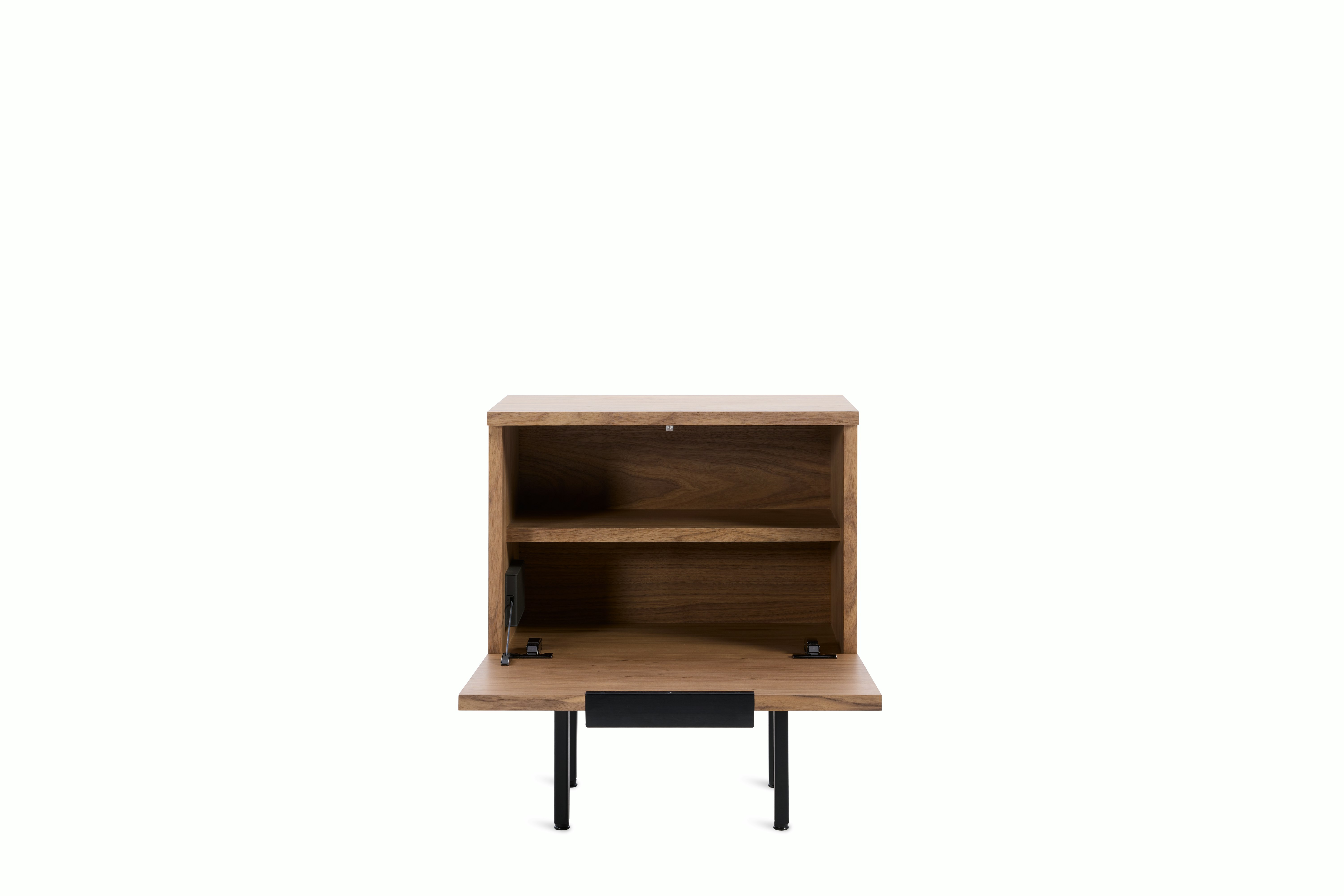 Elemental Bedside Table - walnut