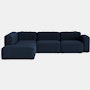 Mags Soft Low Sectional with Extended Chaise