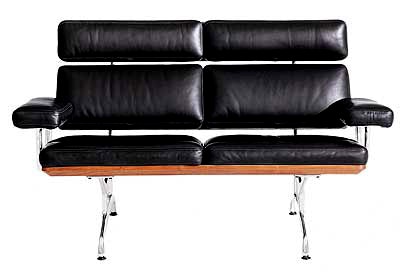 herman miller leather couch