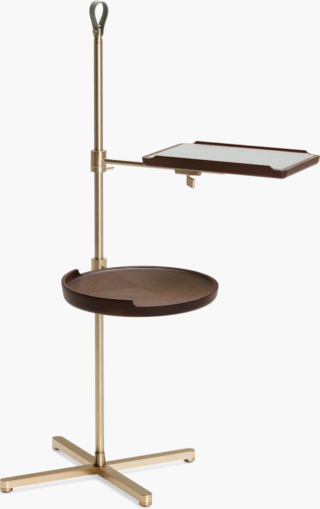 Galimede Library Stand in Walnut