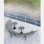 Palissade Park Dining Benches, Set of 2