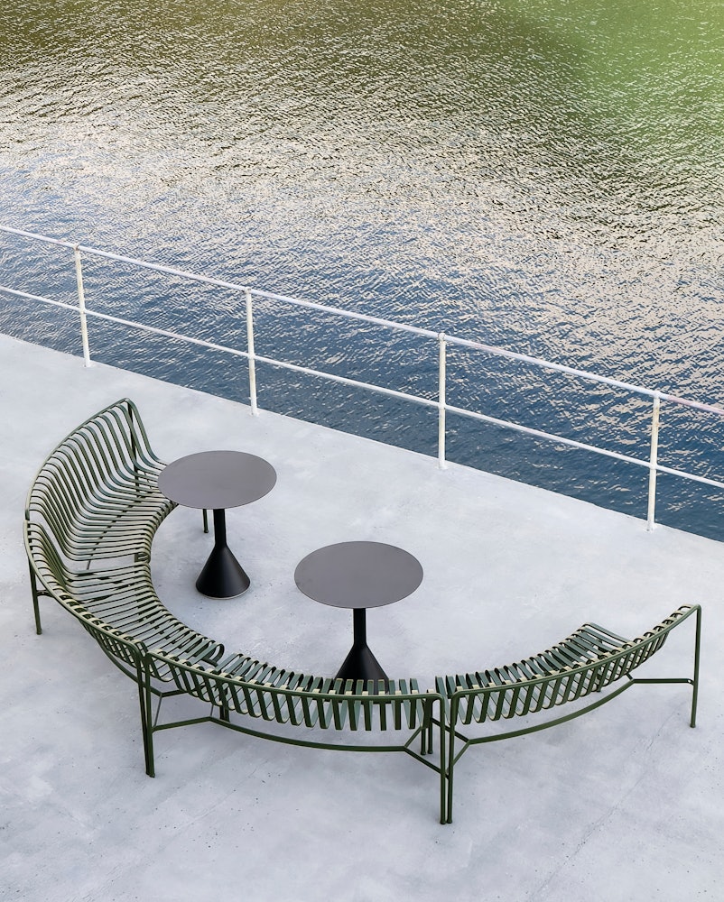 Palissade Park Dining Benches, Set of 2