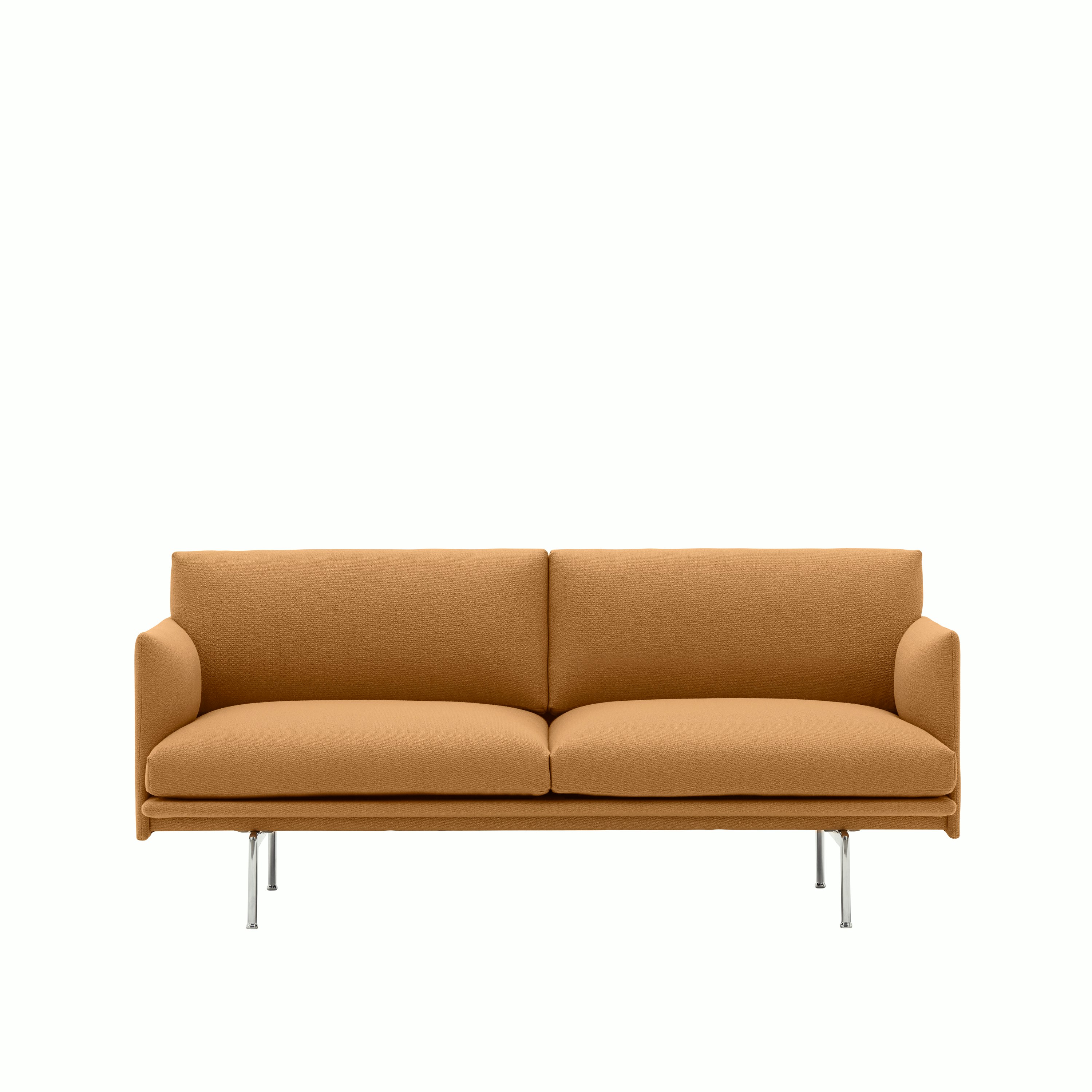 Outline studio sofa 170 vidar 472 aluminum Muuto