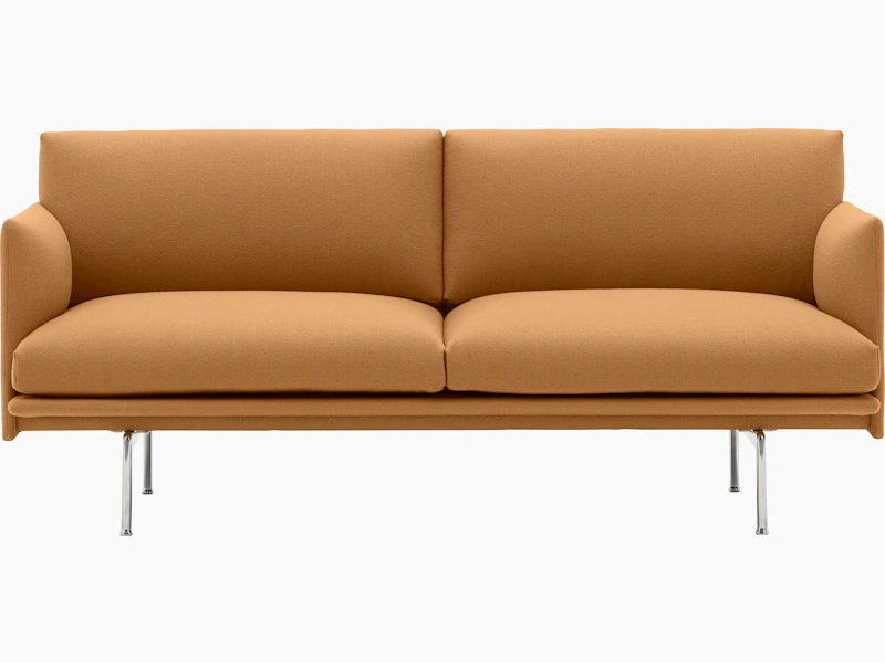 Outline studio sofa 170 vidar 472 aluminum Muuto