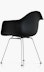 Eames Upholstered Molded Plastic Armchair - 4-Leg Base