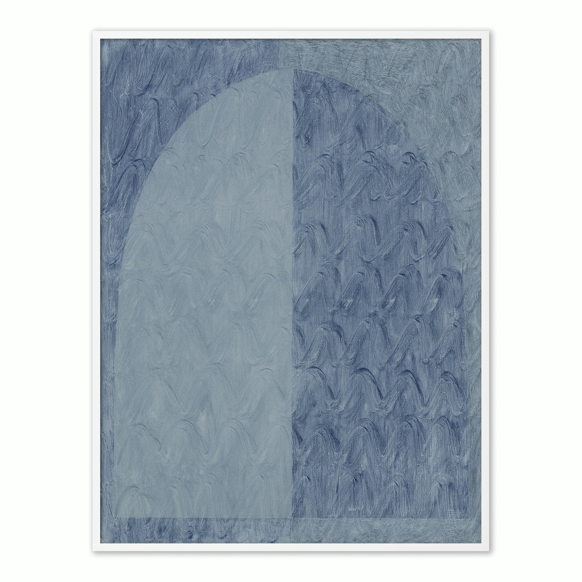 "Blue Arch in Squiggle Fog" by Aschely Vaughan Cone