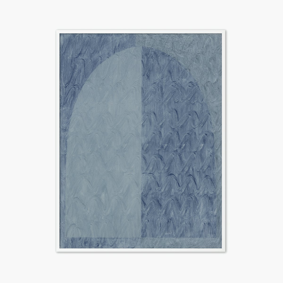 "Blue Arch in Squiggle Fog" by Aschely Vaughan Cone "Blue Arch in Squiggle Fog" by Aschely Vaughan Cone