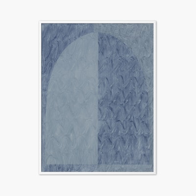 Blue Arch in Squiggle Fog by Aschely Vaughan Cone