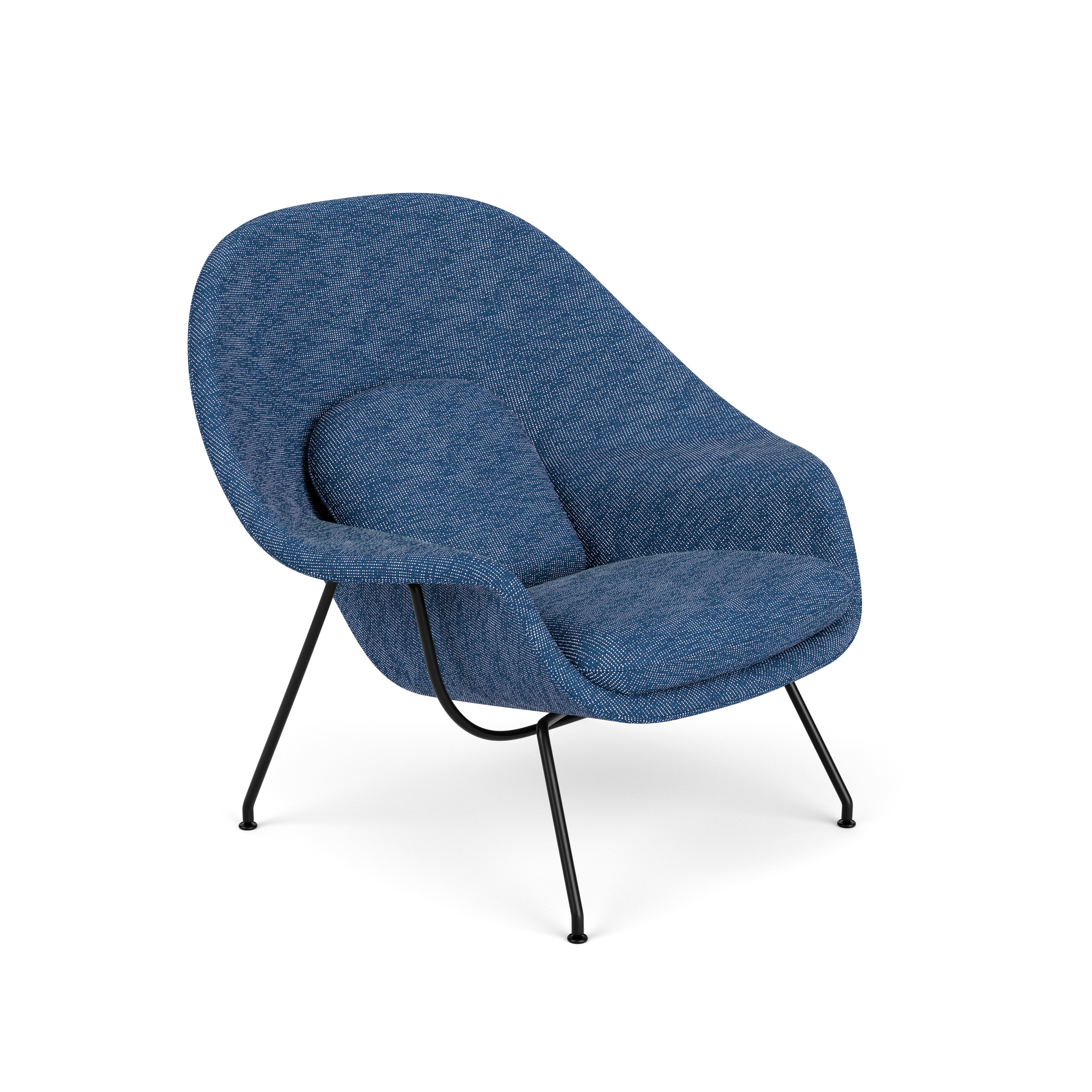 Womb Chair - Medium, Prestini, Royal  White, Black