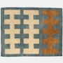 Fences Wool Moroccan Rug - Nightfall