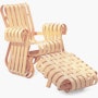 Gehry Power Play Chair and Ottoman Gehry Power Play Chair and Ottoman
