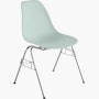 Eames Molded Plastic Side Chair, Stacking Base  Eames Molded Plastic Side Chair, Stacking Base
