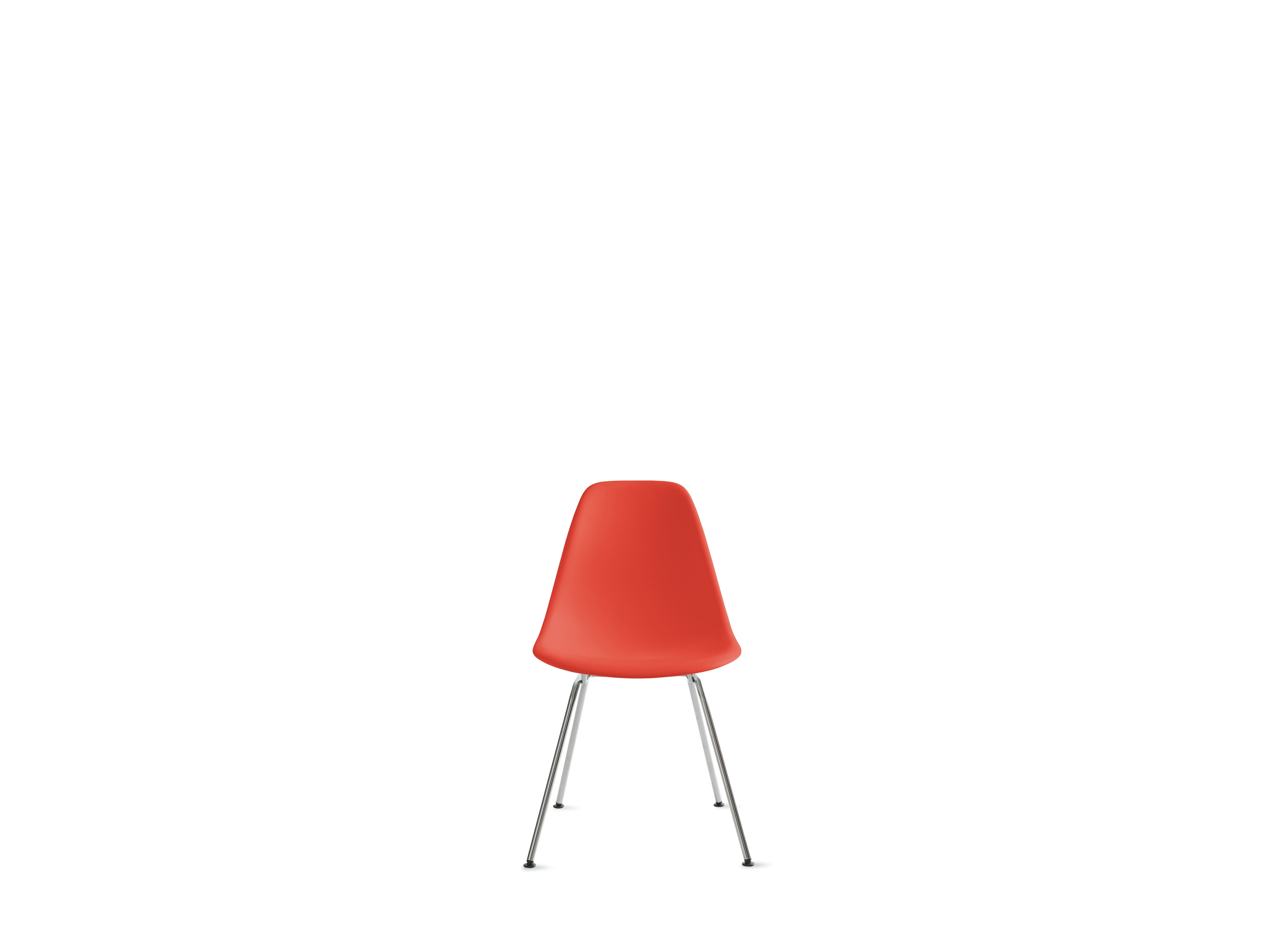 Eames Molded Plastic 4-Leg Side Chair (DSX)