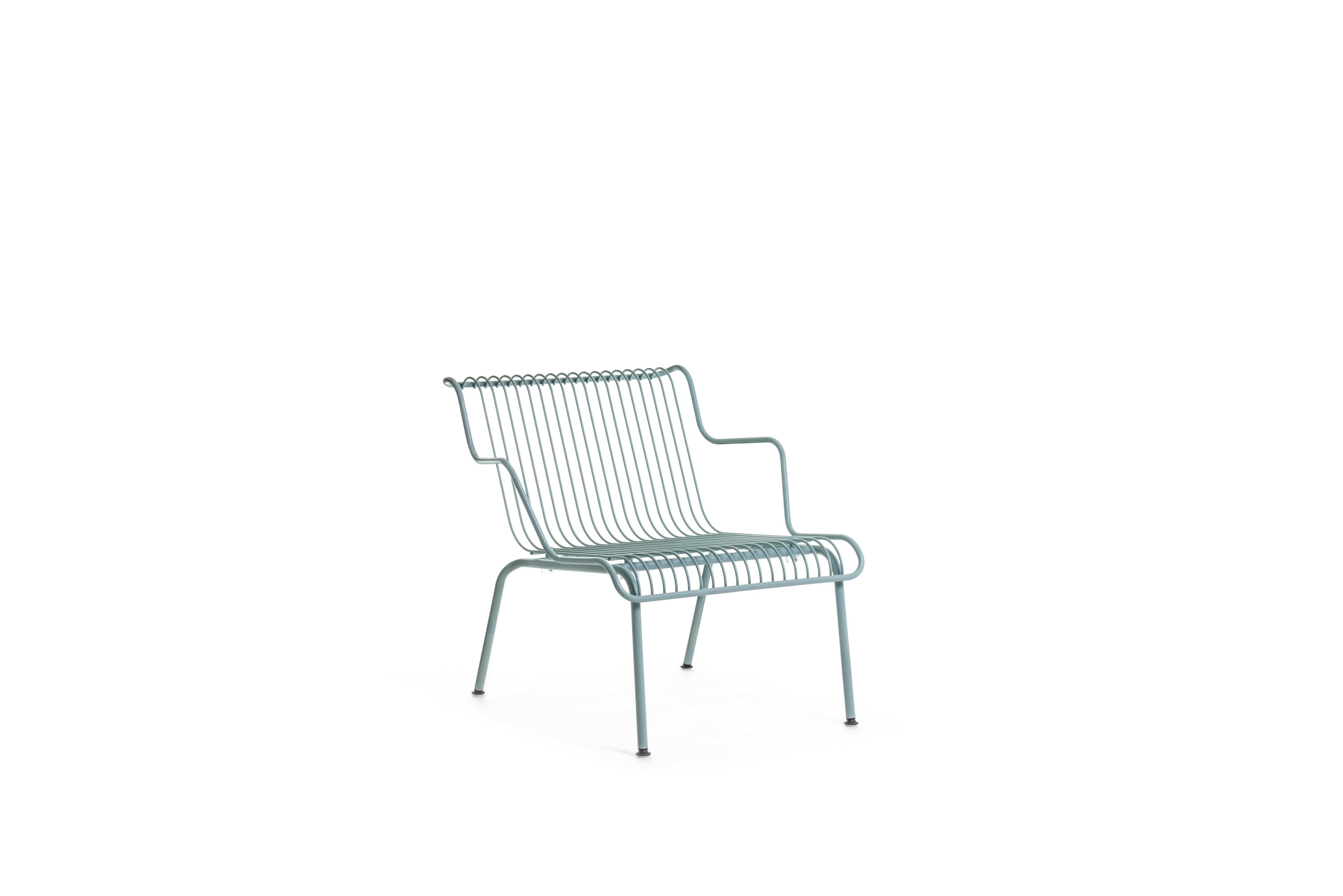 South Outdoor Lounge Armchair - Light Blue