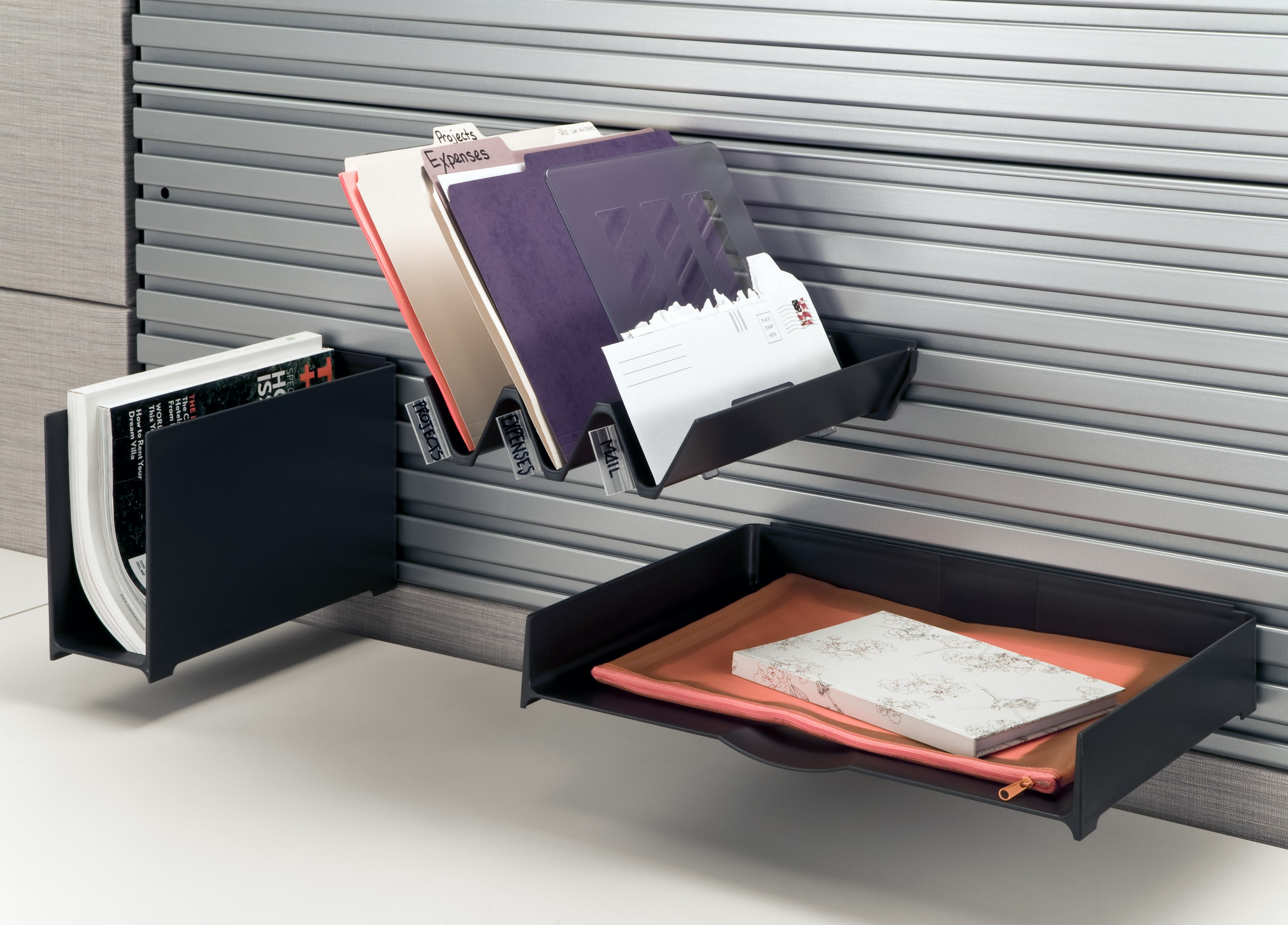 Diagonal Tray, Vertical Tray, and Paper Tray