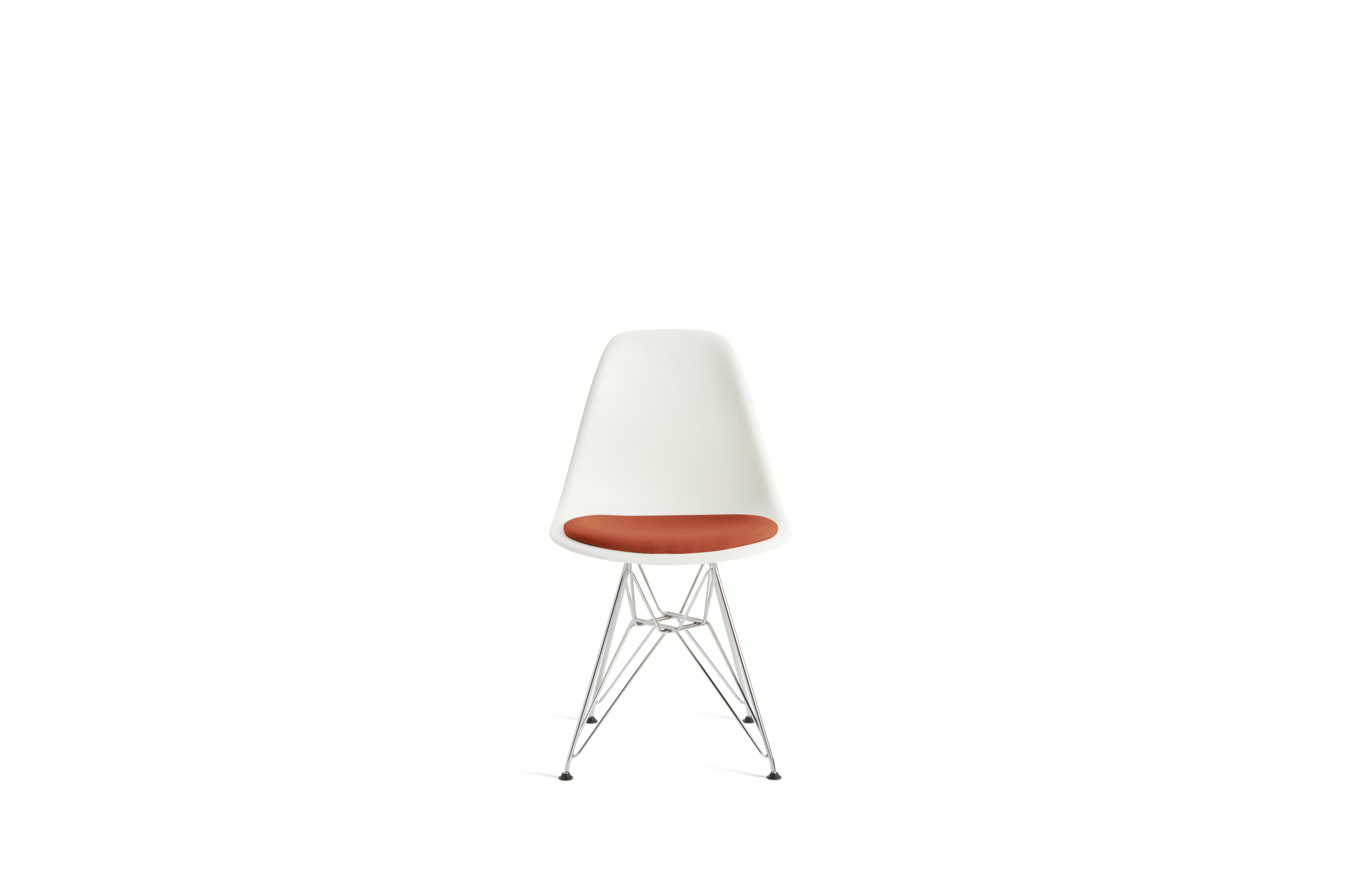 Eames Recycled Plastic Side Chair with Seat Pad