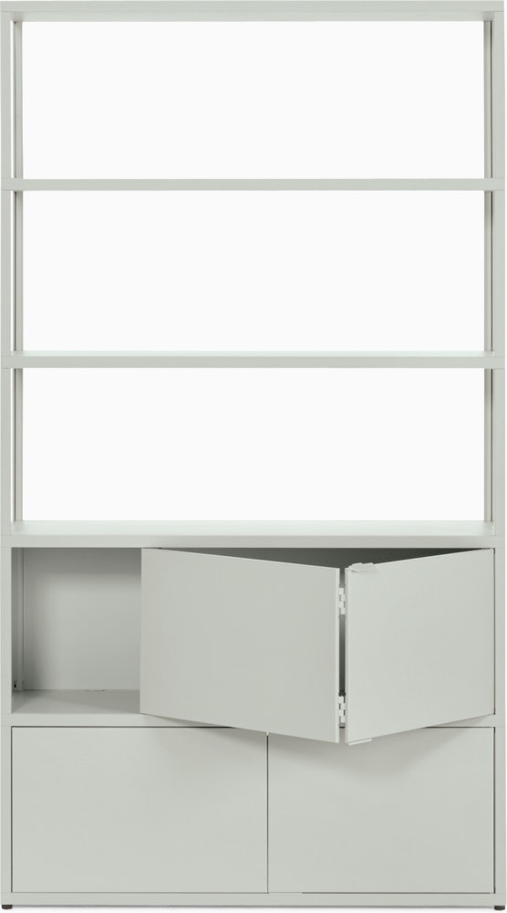 New Order Bookshelf - High Single with Double Doors
