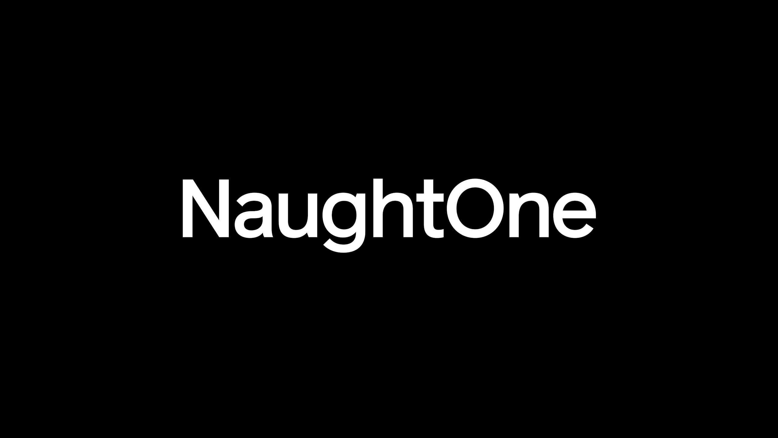 naughtone logo on a black background.