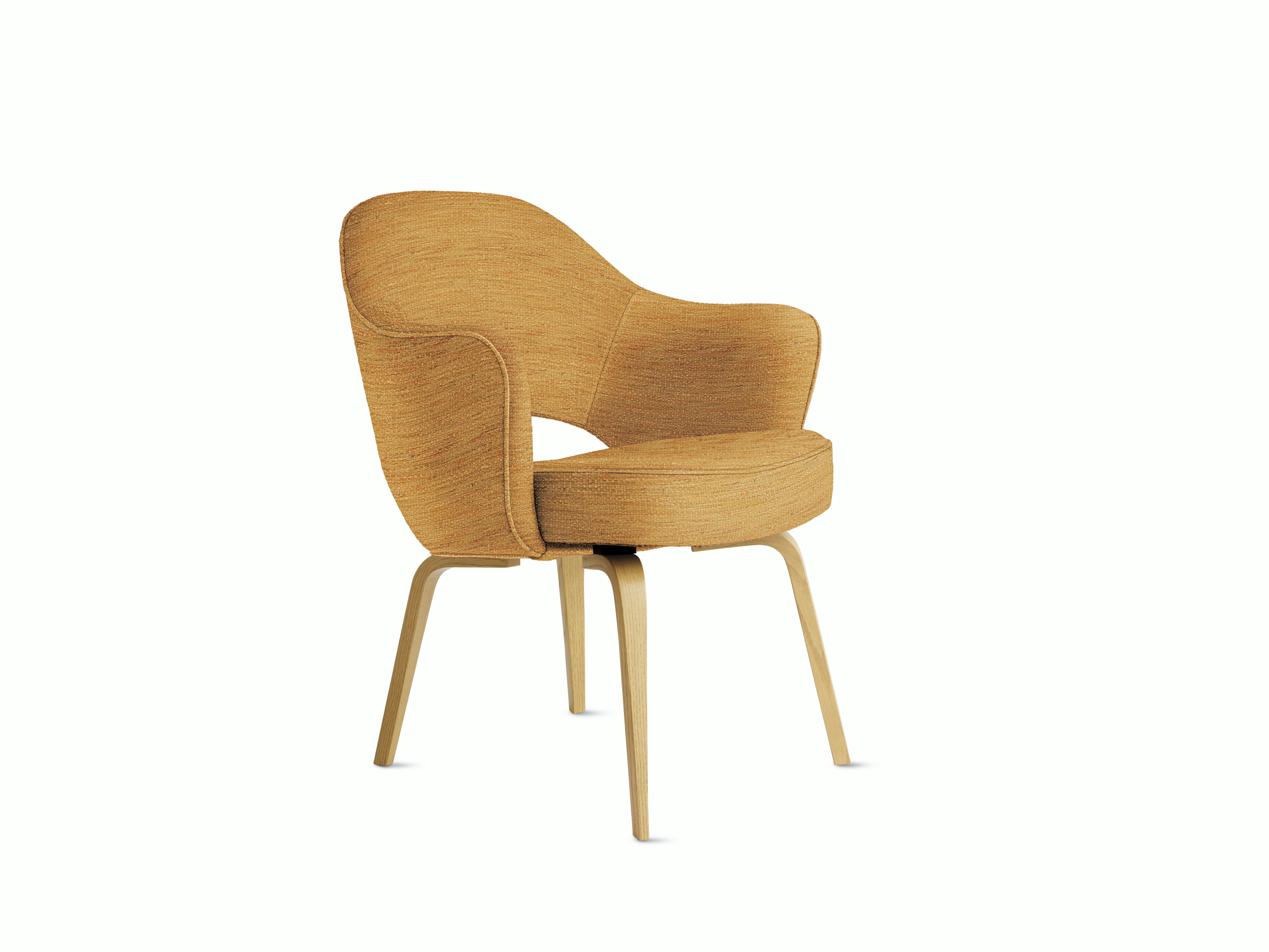 Saarinen Executive Armchair with Wood Legs