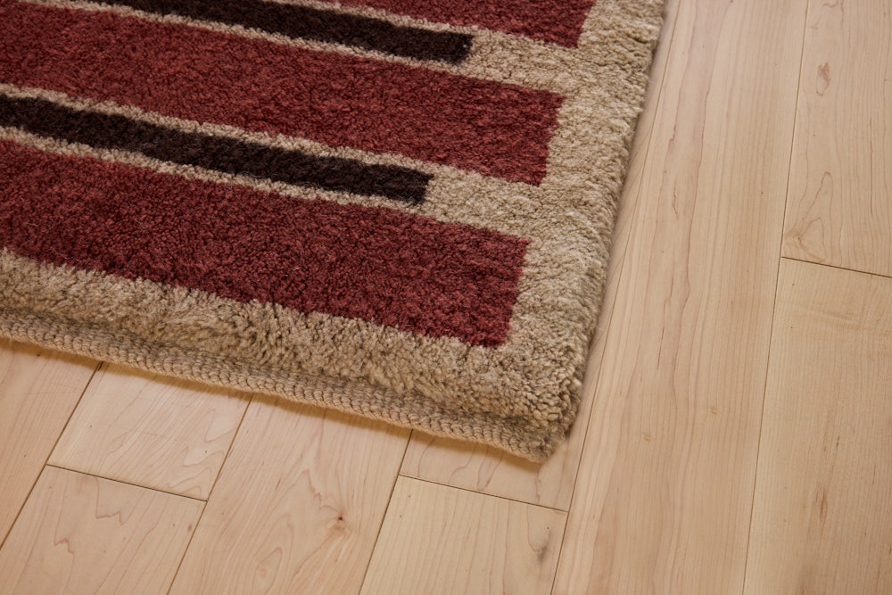 Brick Wool Moroccan Rug- Taupe,  Runner