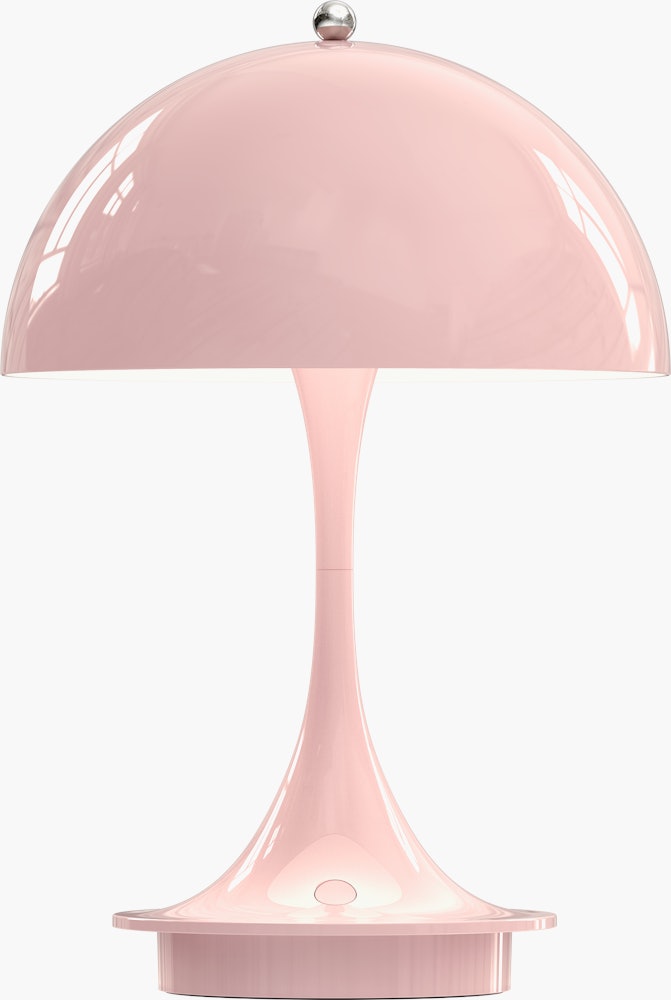 Panthella Portable Lamp in Pale Rose
