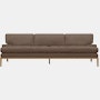 Forster Sofa - Novato,  Chocolate,  Oak
