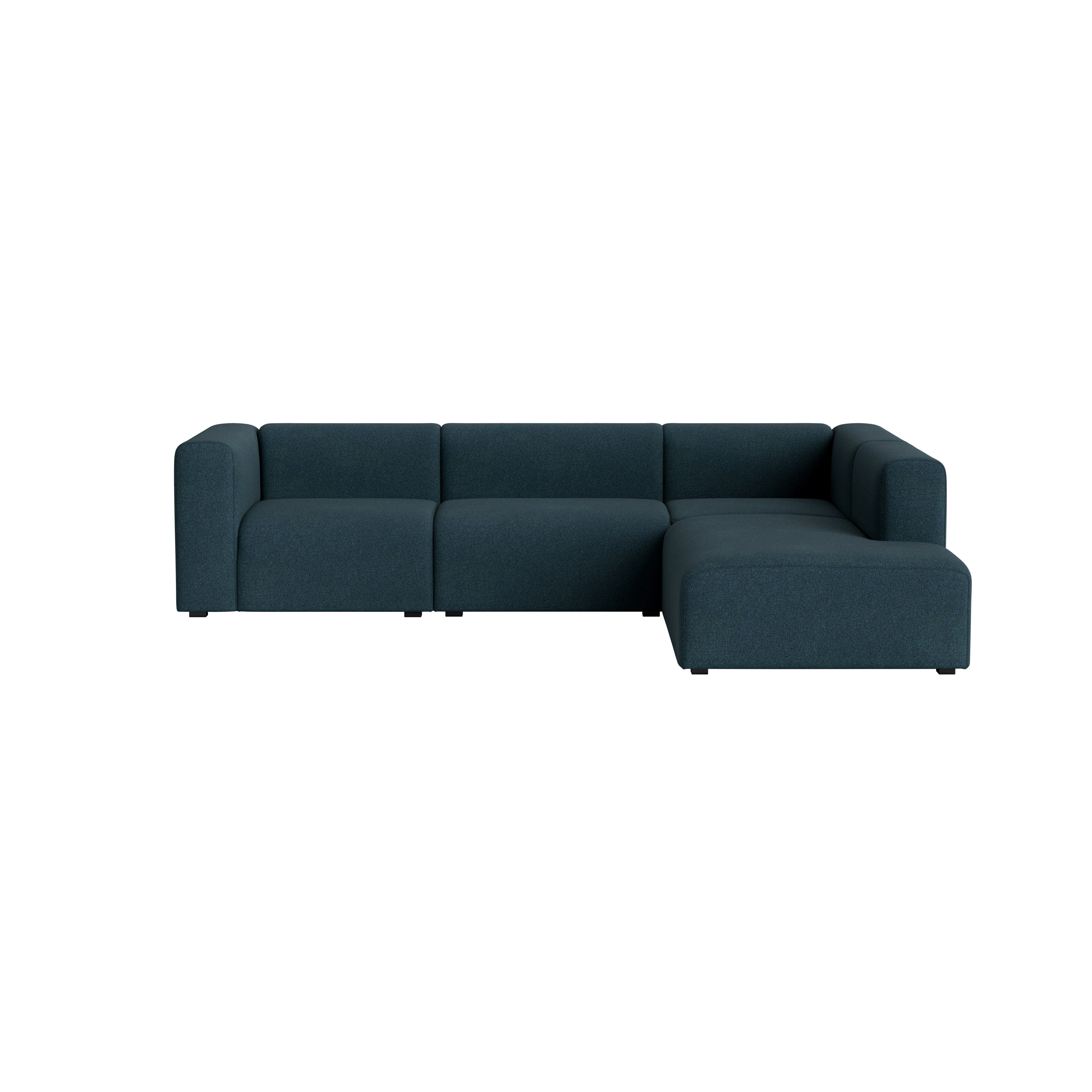 Mags L-Shaped Sectional - Right, Pecora, Blue
