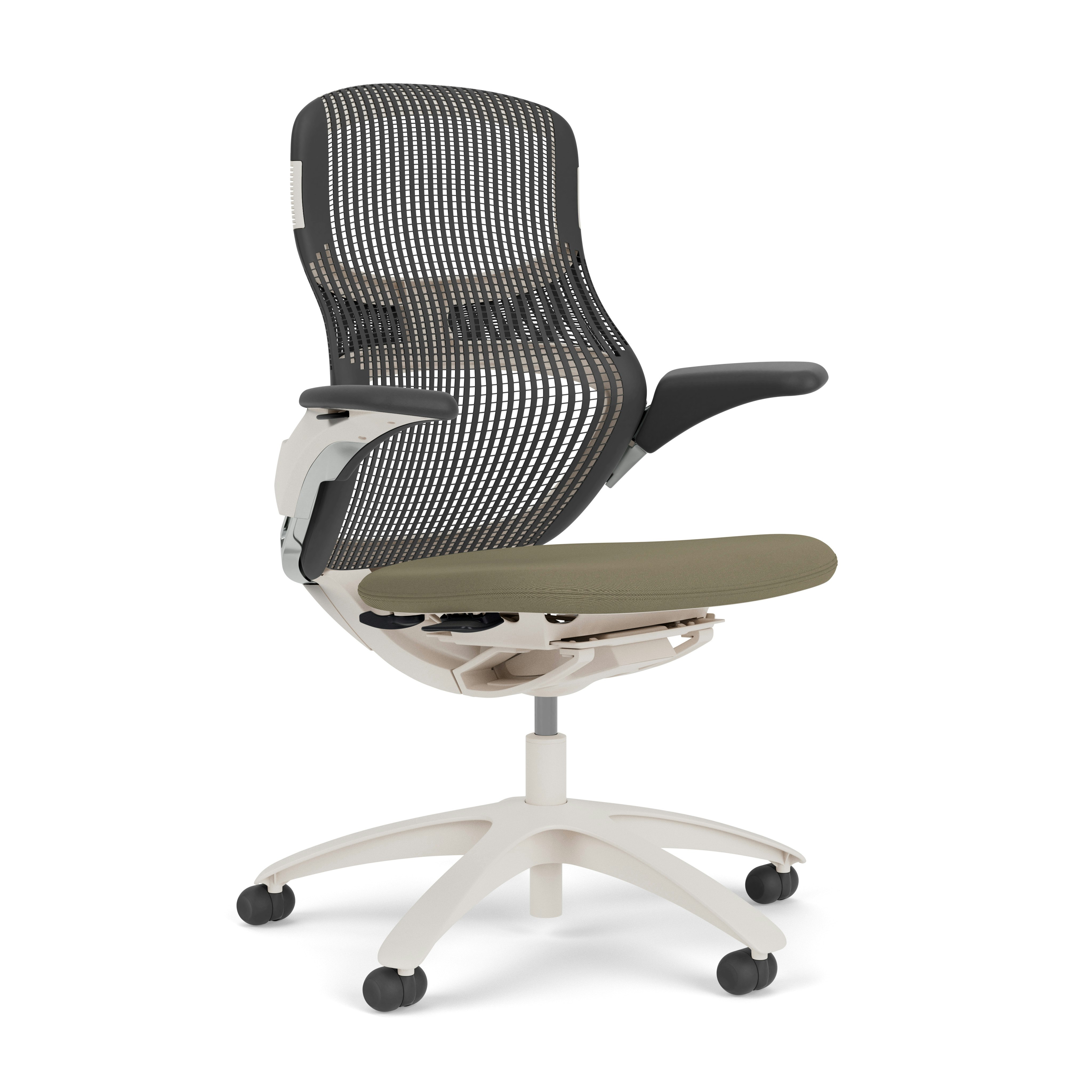 Generation Chair - Light, Height Adjustable, Storm, Generation, Desert, Plastic Standard, Hard Wheel